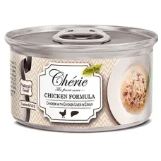 Корм вологий Pettric Cherie кусочки м'яса курки і курячої печінки в соусі 80 г Корм вологий Pettric Cherie кусочки м'яса курки і курячої печінки в соусі 80 г