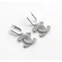 Сережки Maxi Silver 9430 1.8х3 см Сріблястий