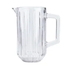 Глечик для напоїв TS Kitchen Lirmartur 1,2 л гранований з товстого скла прозорий (HP516)