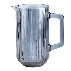 Глечик для напоїв TS Kitchen Lirmartur 1,2 л гранований з товстого скла сірий (HP528) Глечик для напоїв TS Kitchen Lirmartur 1,2 л гранований з товстого скла сірий (HP528)