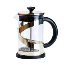 Френч-прес чайник скляний TS Kitchen Haus Roland 800 мл з фільтром золото (HP33540PGL)