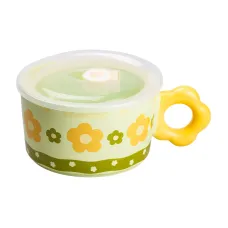 Миска для локшини TS Kitchen Flowers 750 мл Зелений (HP7200GR)