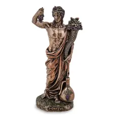 Інтер'єрна фігурка Dionysus Бог виноробства Veronese 15.5 см Коричневий AL229279 Інтер'єрна фігурка Dionysus Бог виноробства Veronese 15.5 см Коричневий AL229279