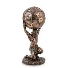 Інтер'єрна фігурка могутній Atlas Veronese 9 см Коричневий AL229284 Інтер'єрна фігурка могутній Atlas Veronese 9 см Коричневий AL229284