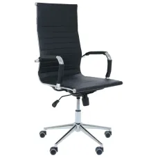 Крісло AMF Slim HB Хром Tilt Неаполь-20 Чорний Крісло AMF Slim HB Хром Tilt Неаполь-20 Чорний