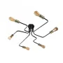 Люстра-павук MSK Electric Maze з бронзовими патронами NL 10084/6 BK+BN