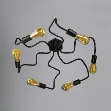 Люстра лофт MSK Electric Laminari на шість ламп павук NL5526-6