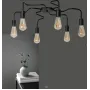 Люстра лофт MSK Electric Laminari стельова на шість ламп NL 17503-6 BK