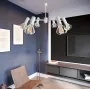 Люстра MSK Electric Diadem на шесть плафонов NL 22152-6 WH