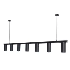 Люстра підвісна MSK Electric Tube в стилі лофт NL 2450-7 BK