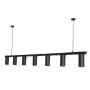Люстра підвісна MSK Electric Tube в стилі лофт NL 2450-7 BK