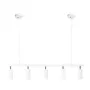 Люстра підвісна MSK Electric Tube в стилі лофт із поворотними плафонами NL 2450-5 WH