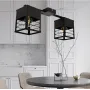 Люстра лофт MSK Electric Urban на два плафони чорна NL 2310-2 BK