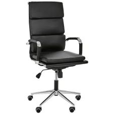 Крісло AMF Slim FX HB Хром Tilt Неаполь-20 Чорний Крісло AMF Slim FX HB Хром Tilt Неаполь-20 Чорний