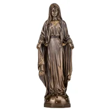 Інтер'єрна статуетка Діва Марія 23х6х8 см Veronese Коричневий AL229448
