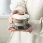 Дорожный чайный набор с чехлом No Brand HR-068 заварник и 3 пиалы White