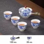 Набір для чайної церемонії No Brand із 6 предметів Blue + White