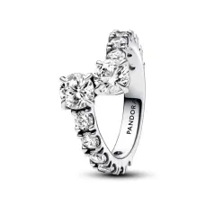 Серебряное кольцо No Brand Оборот сияния 193149C01 52