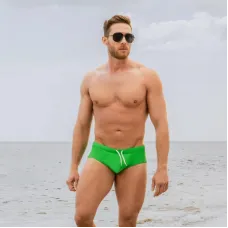 Чоловічі плавки MAN's SET Anatomic Briefs 2.1 Swimming XL Зелений (1154-2892)