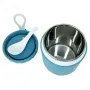 Ланчбокс з ложкою Mega Zayka MGZ-0122 (Blue) 430 мл