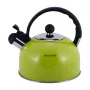 Кухонний green чайник со свистком из нержавеющей стали 2.5л Kamille KL225379