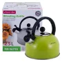 Кухонний green чайник со свистком из нержавеющей стали 2.5л Kamille KL225379