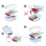 Туалет для кошек с ситом для просеивания наполнителя GeorPlast Easy 56х40х25 см серый