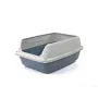 Туалет для кошек с ситом для просеивания наполнителя GeorPlast Easy 56х40х25 см серый