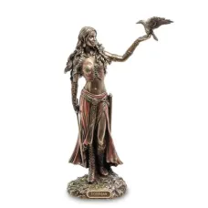 Інтер'єрна статуетка Morrigan богиня королева привидів Veronese 27х8х16 см Коричневий AL229571