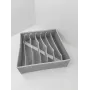 Органайзер тканинний в шафу для зберігання 7 комірок ANbeauty Gray (AN0103403)