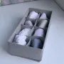 Органайзер тканинний в шафу для зберігання 8 комірок ANbeauty Gray (AN0103405)