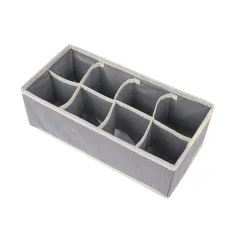 Органайзер тканинний в шафу для зберігання 8 комірок ANbeauty Gray (AN0103405)