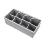 Органайзер тканинний в шафу для зберігання 8 комірок ANbeauty Gray (AN0103405)