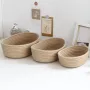 Набор из 3 плетеных корзин для хранения ANbeauty Beige (AN0103413)