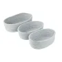 Набор из 3 плетеных корзин для хранения ANbeauty Gray (AN0103414)