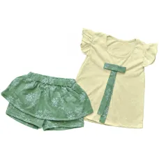 Літній костюм для дівчинки Dexter’s summer color 92 см жовтий