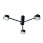 Люстра стельова MSK Electric Space 3 плафони GX53 Чорний NL 8041-3 BK