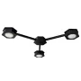 Люстра стельова MSK Electric Space на 3 плафони GX53 Чорний NL 13040-3 BK