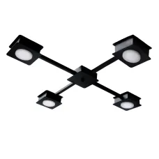 Люстра потолочная MSK Electric Space 4 плафона GX53 Черный NL 12040-4 BK