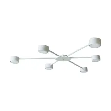 Люстра потолочная MSK Electric Space на 6 плафонов GX53 Белый NL 8040-6 WH 618665 Люстра потолочная MSK Electric Space на 6 плафонов GX53 Белый NL 8040-6 WH 618665