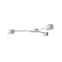 Люстра стельова MSK Electric Copter 3 плафони GX53 NL 8040-3 WH Білий 618701