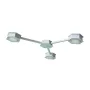 Люстра стельова MSK Electric Space 3 плафони GX53 Білий NL 13040-3 WH