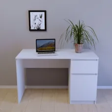 Стіл комп'ютерний Тиса Мебель СП-102 Ш 1400 Білий 750x600x1400 мм Стіл комп'ютерний Тиса Мебель СП-102 Ш 1400 Білий 750x600x1400 мм