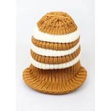 Шапка для дівчинки Raster 50 см Бежевий (LN-181236-Beige)