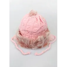 Шапка для дівчинки Raster 44 см Рожевий (LN-141047-Pink)