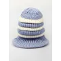 Шапка для дівчинки Raster 50 см Блакитний (LN-181218-Blue)