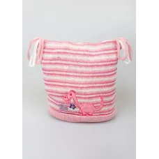 Шапка для дівчинки Onyx 44 см Рожевий (LN-141616-Pink)