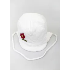 Шапка для дівчинки BEXA 47 см Білий (LN-0942-White)