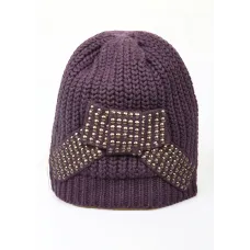 Шапка для дівчинки JBC 54 см Фіолетовий (LN-151533-Purple)
