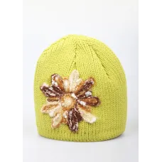 Шапка для дівчинки Caqpani 50 см Салатовий (LN-141052-Light-green)